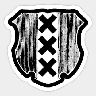 Coat of Arms - Amsterdam Netherlands Sticker